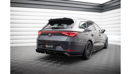 Dokładka Seat Leon ST FR Mk4 Zderzak Tył v.2 Gloss Black