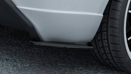 Splitter Ford Fiesta MK7 ST Stline Zetec S Rear Side Gloss Black