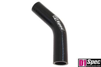 Silicone elbow D1Spec Black 45deg 28mm