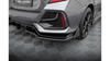 Splitter Honda Civic X Facelift Sport Tył Środkowy z Dyfuzorem + Flaps