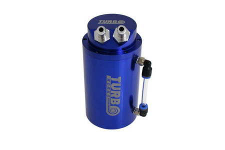 Oil catch tank 0.7L 15mm TurboWorks Blue