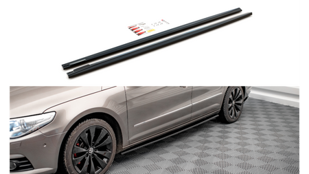 Diffuser Volkswagen Passat CC Side Skirts v.2 Gloss Black