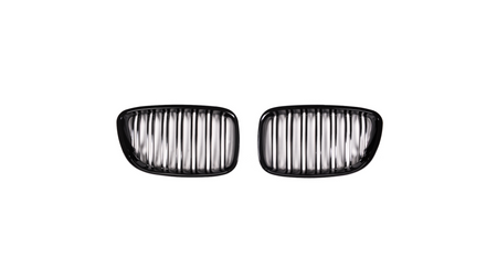 Grill BMW 5 F07 podwójne żeberka Gloss Black
