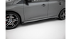 Side Skirts Ford Focus ST Mk3 Facelift Street Pro Black + Gloss Flaps