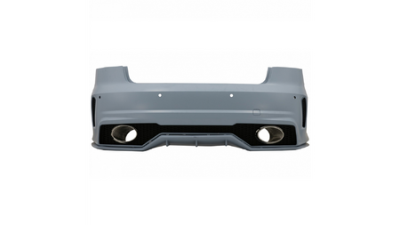 Bumper Audi A3 8V Rear with Diffuser and Pipes