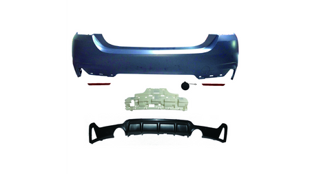 Bumper BMW 4 F32 F33 F36 Rear with Diffuser