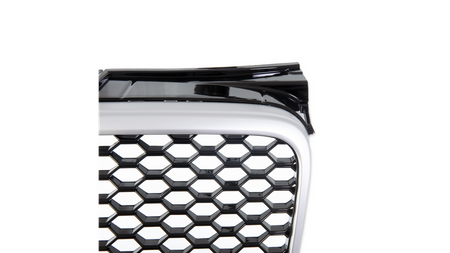 Grill Audi A4 B7 Silver & Gloss Black