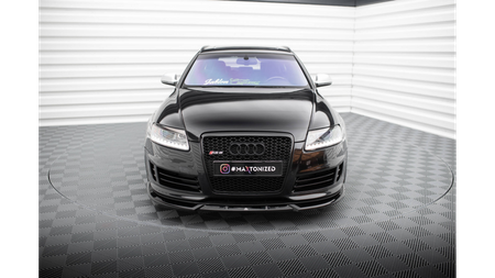 Splitter Audi RS6 C6 Front v.2 Gloss Black