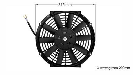 Wentylator TurboWorks 12" typ 1 tłoczący/ssący