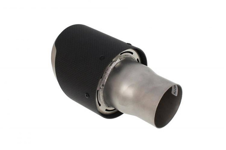 Końcówka tłumika 114mm wejście 63mm Carbon Mat