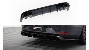 Dokładka Seat Leon ST FR Mk4 Zderzak Tył v.2 Gloss Black