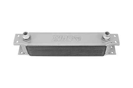 TurboWorks Oil Cooler 9-rows 260x70x50 AN10 Silver