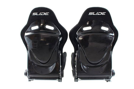 Racing seat SLIDE X3 suede Black L