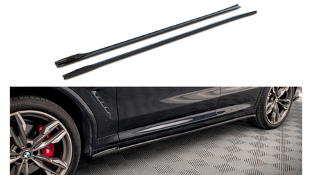 Diffuser BMW X3 G01 M-Pack Side Skirts v.2 Gloss Black