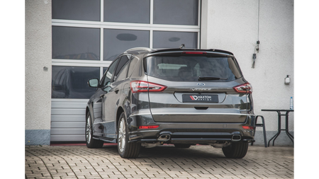 Splitter Ford S-Max II Facelift Rear Side Gloss Black