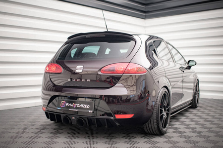 Diffuser Seat Leon 2 Cupra Fr Rear Valance Gloss Black