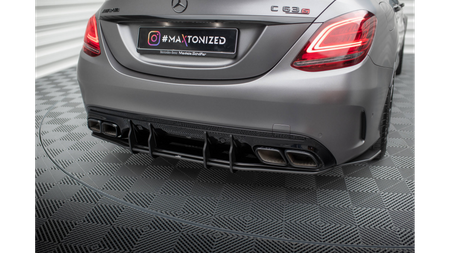 Diffuser Mercedes-Benz C W205 C63 Facelift Rear Street Pro Black