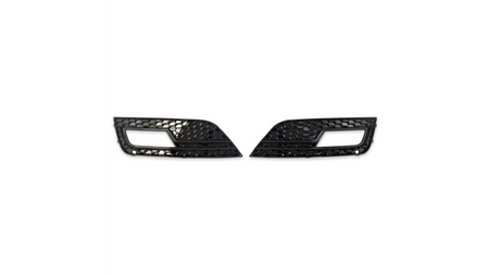 Fog Light Covers Audi A4 B8 Facelift Gloss Black