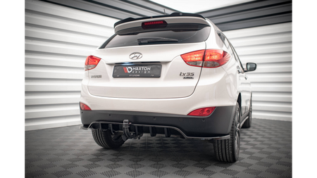 Splitter Hyundai ix35 I Rear Central with Diffuser Gloss Black