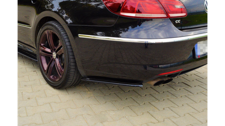 Splitter Volkswagen CC R-LINE Rear Side Gloss Black