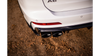 Diffuser Audi A6 C8 S-Line Rear Valance + Exhaust Ends Imitation Chrome