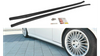 Diffuser Mercedes-Benz CLS C219 55AMG Side Skirts Gloss Black