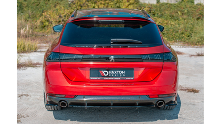Splitter Peugeot 508 GT II Tył Boczne Gloss Black
