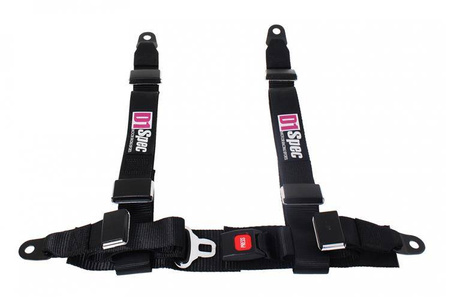 Racing seat belts 4p 2" D1Spec Black