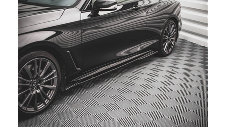 Diffuser Infiniti Q60 S II Side Skirts Gloss Black