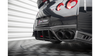 Diffuser Nissan GTR R35 Facelift Rear Street Pro Red