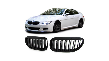 Grill BMW 6 E63 E64 Dual Line Gloss Black