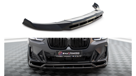 Splitter BMW X3 G01 Facelift M-Pack Front Gloss Black