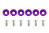 Decorative screws washers M8x1.25 15mm JDM Puprle