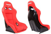 Fotel sportowy GTR Welur Bride Czerwony