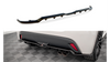 Splitter Toyota Yaris IV Rear Central with Diffuser v.2 Gloss Black