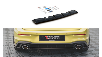 Splitter Volkswagen Golf 8 GTI Clubsport Rear Central Gloss Black