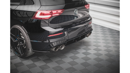 Splitter Volkswagen Golf 8 R Rear Side v.1 Gloss Black