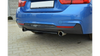 Splitter BMW 4 F32 F36 F33 M-Pack Tył Środkowy Bez Dyfuzora Gloss Black