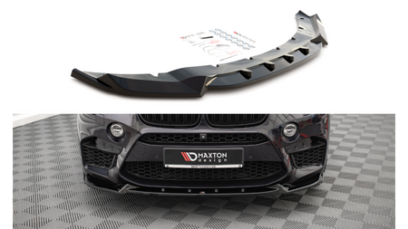 Splitter BMW X5 F85 X6 F86 M-Pack przód v.1 Gloss Black