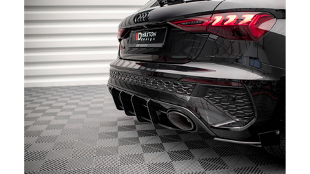 Dyfuzor Audi RS3 8Y Tył Street Pro Red