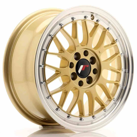 JR Wheels JR23 16x7 ET40 4x100/114,3 Gold w/Machined Lip