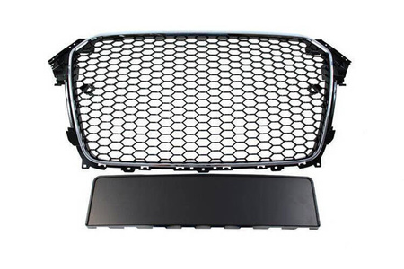 Grill Audi A4 B8 RS-Style Chrome-Black PDC