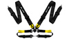 Pasy sportowe Slide V2 Quick Czarne 4P 3"
