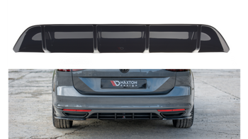 Diffuser Volkswagen Passat B8 R-Line Rear Gloss Black