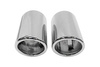 Exhaust Tip 70mmx2 enter 67mm Chrome