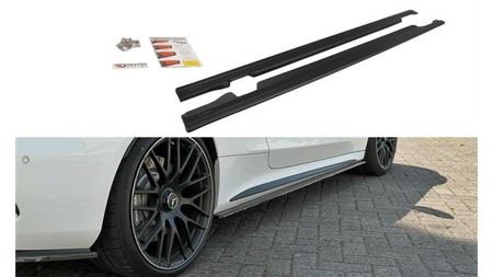 Diffuser Mercedes-Benz C C205 63AMG Side Skirts Gloss Black