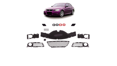 Akcesoria zderzaka BMW 3 E90 E91 Przód Kratki