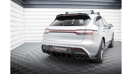 Dokładka Porsche Macan I Facelift 2 Zderzak Tył Gloss Black