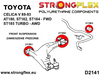 Front suspension bush kit SPORT