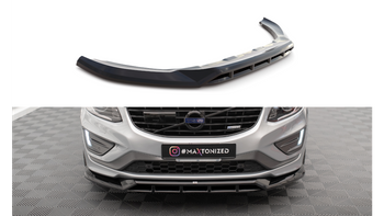 Splitter Volvo XC60 R-Design I Facelift przód Gloss Black